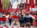 Ausleger vom Mobil Kran abgerissen Koeln Schaafenstr Habsburgering P223